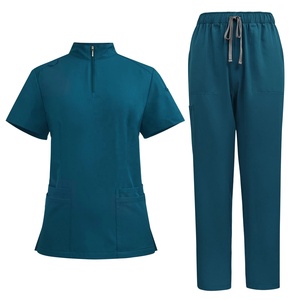 2025 nuevo personalizado al por mayor enfermera Scrubs traje uniformes de hospital médico enfermera uniforme Jogger enfermera Scrubs uniformes conjuntos - Product Image 1
