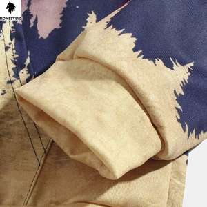 เสื้อมีฮู้ดแบบสวมหัวของผู้ชายผ้าเทอร์รี่ผ้าฝ้าย100% น้ำหนักเบาลายนูนทึบออกแบบได้ตามต้องการสำหรับฤดูหนาว - Product Image 5