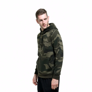 Concevez vos propres sweats à capuche de camouflage pour les garçons Coton Polyester Sweat à capuche de sport léger de grande taille avec service OEM - Product Image 4