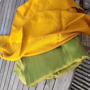 Vente en gros 100% tissu de lin biologique 115 '' / 292 cm de largeur style uni pour literie canapé robes techniques tissées industrielles - Product Image 4