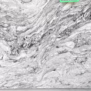 Encimera de cocina de granito Viscon blanco de alta calidad SILO INDIA, tamaño personalizado, estilo suave lavado al fuego, pulido moderno - Product Image 1