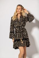 Robe longue Maxi pour les cocktails surdimensionnée longueur au sol à la main été femmes Sexy licou imprimer Maxi robe dames élégantes