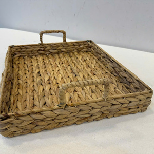 ตะกร้าสี่เหลี่ยมอเนกประสงค์จากผักตบชวา หรูหรา เป็นมิตรกับสิ่งแวดล้อม - Product Image 6