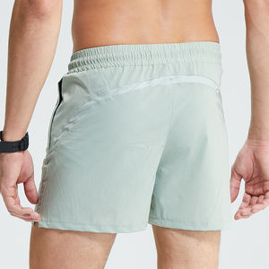 Short de gymnastique solide personnalisé pour hommes décontracté Sports athlétiques séchage rapide respirant entraînement course à pied avec poches - Product Image 2