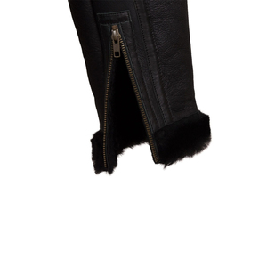 Nuevo estilo de moda Casual moda grande cálido chaqueta de cuero de felpa soporte bordado frontal diseño personalizado invierno ropa de hombre hecha - Product Image 4