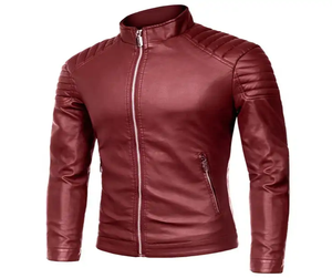 Blouson de moto en cuir de haute qualité pour hommes, sur mesure, nouveau design, blouson de moto en cuir, blouson tendance pour hommes - Product Image 3