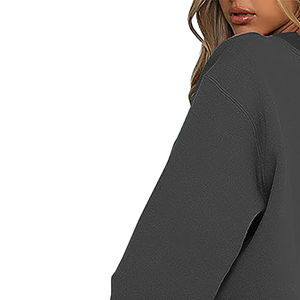 Venta Directa de Fábrica - Sudadera de Forro Polar para Mujer, a la Moda, con Logotipo Frontal, Disponible en Todas las Tallas para Invierno, Servicio OEM Personalizado - Product Image 6