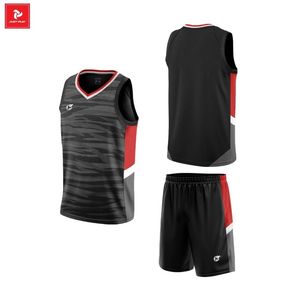 Ensemble de shorts de sport en maille en jersey personnalisés de luxe chauds de JUMPER JP grossiste en tissu respirant de haute qualité techniques lavées - Product Image 3