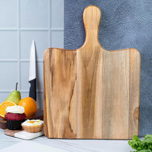 Meilleur exportateur de planche à découper en bois de haute qualité avec poignée, parfaite pour servir et offrir la fête des mères, prix d'usine - Product Image 2