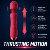 Vibrateur multifonction rotatif en silicone, rechargeable par USB, étanche au quotidien, fonctionnement silencieux, masseur de bien-être pour adultes