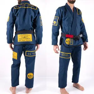 2024 Sports Core Preshrunk Adulto Branco Jiu Jitsu Brasileiro BJJ Gi Com Faixa Branca Livre Artes Marciais Uniformes