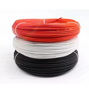 300 Degree Fiberglass Braided <b>Silicone</b> <b>Rubber</b> High Temperature Wire Cable with Fiberglass Coating - Product Image 2