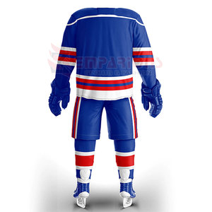 Uniforme de Hockey sobre Hielo de Alta Calidad, 100% Poliéster, Transpirable, de Secado Rápido, Diseño Personalizado, Conjunto de Jersey Deportivo - Product Image 3