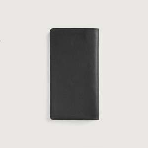 Cameron Lady's Short <b>Wallet</b> Genuine Black Leather Cowhide Lining Handmade RFID Feature Casual Style Logo Slim Open for Cash - Product Image 2