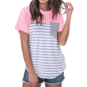 Camiseta femenina de mejor diseño, camiseta al por mayor para mujer, camiseta informal 100% de algodón en blanco para mujer - Product Image 5