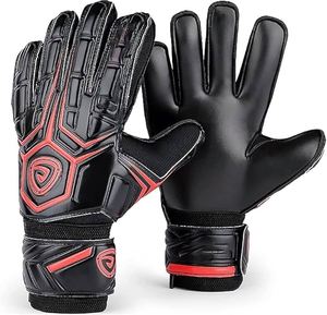 Guantes de portero personalizables de alta calidad Goma de cuero duradera para manejo de pelota al aire libre Cortes de nivel superior Tamaños de colores - Product Image 2