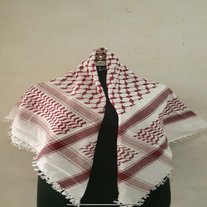 Palestine <b>Scarf</b> of <b>Men</b> Yashmagh Shemagh <b>Black</b> Handmade Arab <b>Men</b> Arafat <b>Scarf</b> Keffiyeh With Tassel Muslim Hijab Shemagh - Product Image 4