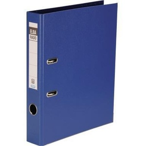 ELBA Rado Plast 50mm DIN <b>A4</b> Binder Cardboard File <b>Folder</b> with Blue PVC Lamination Outer PVC Lamination - Product Image 1