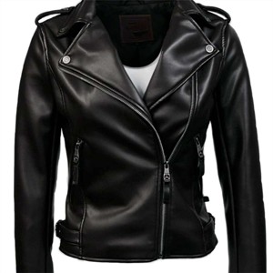 Chaqueta de cuero para mujer de alta calidad 2025 | Chaqueta de cuero genuino elegante y duradera para un aspecto atemporal - Product Image 1