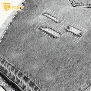 Personalizado de las mujeres de verano Jogger pantalones cortos de sudor desgastado bordado de diamantes de imitación recto francés Terry algodón ácido lavado holgado francés - Product Image 3