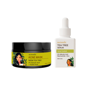 Set de Crema Facial Vegana Antiacné con Ácido Salicílico, Retinol, Niacinamida y Colágeno para Piel Oscura, Productos Herbales para el Cuidado en Casa OEM/ODM - Product Image 1