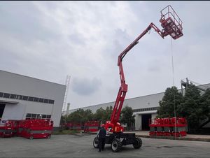 Achetez une plateforme élévatrice électrique autopropulsée de qualité, nacelle télescopique, nacelle élévatrice à mât, nacelle élévatrice à grande portée pour la construction - Product Image 1