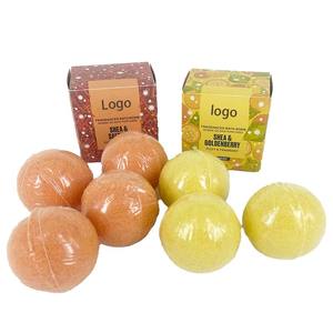 Listo para enviar China Goldenberry Scented Single Pack Artículos a granel 2024 bombas de baño orgánicas <span class=keywords><strong>Boulle</strong></span> de Bain - Product Image 2