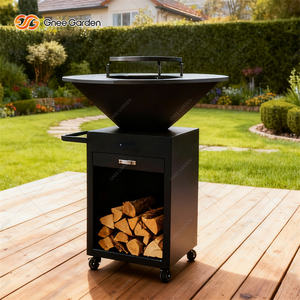 Parrilla de Acero Corten Premium con Encendido Automático, Diseño Plegable, Superficie Antiadherente para Asar, Ideal para Uso en Casa, Aire Libre y Camping - Product Image 1
