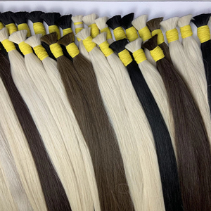 ผมต่อจากผมมนุษย์ที่ผ่านกระบวนการทางเคมี100% ฟอกสีเวียดนามบริสุทธิ์ - Product Image 1