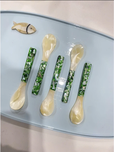 Vietnamese Mother of Pearl <b>Spoon</b> Exquisite Natural Shell Craft Perfect for Dining <b>Serving</b> Decoration and Gift - Product Image 3