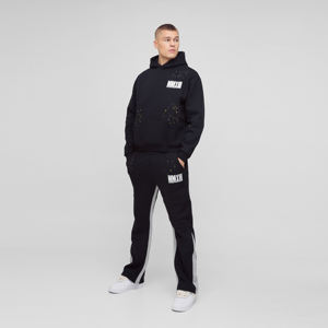 Ensemble de survêtement décontracté pour homme, style streetwear premium, en molleton de coton 350 GSM, coupe ample, sweat à capuche et pantalon large, OEM, marque privée - Product Image 1