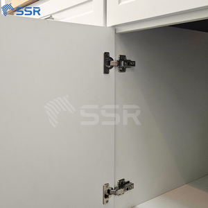 RTA Classic Solid <b>Wood</b> <b>Vanity</b> Sink Base Cabinet VSD48 Double Door with Double Drawers Light Finish Ready to Assemble - Product Image 5