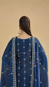 Trajes Formales para Mujer Ligeros, Ecológicos y Transpirables, Color Azul Oscuro, Calidad Premium - Product Image 3