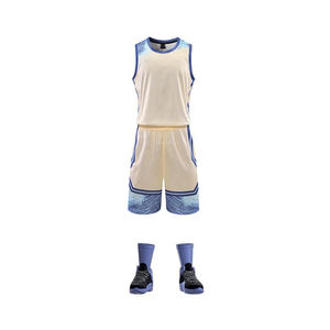 Nouveau fabricant meilleure qualité OEM vente en gros uniforme de basket-ball personnalisé réversible respirant impression par sublimation ensemble - Product Image 4