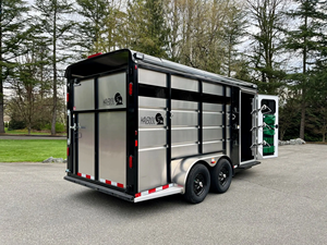 รถพ่วงม้าคุณภาพสูงขายดีที่สุด ขนาด 17 ฟุต รับน้ำหนักได้ 6440 ปอนด์ X 6"6" X 7" - Product Image 2