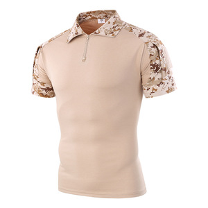 Camiseta Polo de Rendimiento Ripstop para Hombre, Transpirable, de Manga Corta, para Exteriores, Camuflaje, Ropa de Trabajo, Seguridad - Product Image 4