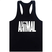 Camiseta sin Mangas Personalizable de Alta Calidad para Hombre, 100% Algodón, Secado Rápido, Transpirable, Servicio OEM, Estampado de Estrellas Bordado, Uso Casual en el Gimnasio