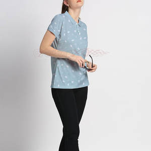 Camiseta Polo de moda para mujer con colores vibrantes y diseño de Cuello clásico Polo de secado rápido para mujer - Product Image 5