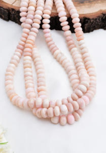 ลูกปัดโอปอลสีชมพูธรรมชาติ สำหรับทำเครื่องประดับชั้นดี - Product Image 3