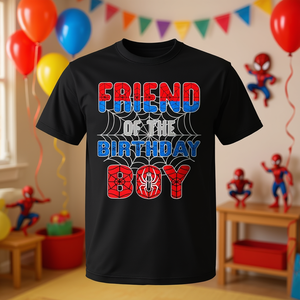 T-shirt Ragnatela per Amico di Compleanno, Categoria Promozionale per Feste - Product Image 3