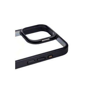 Funda Protectora Negra Netzy para iPhone 15 Pro Max con Protección de Cámara de Silicona TPU Antihuellas y Soporte Integrado - Product Image 3