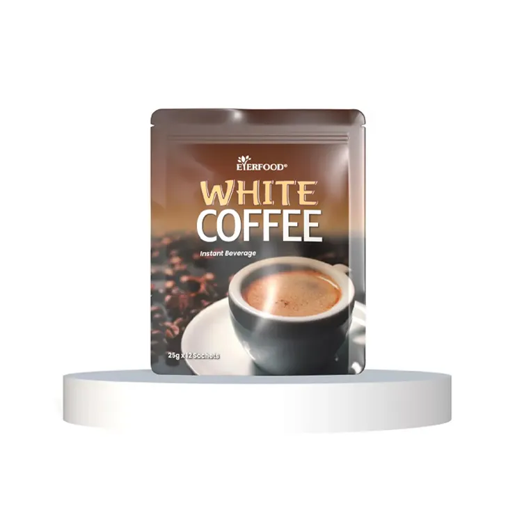 OEM ODM מלזיה נמס קפה לבן שקיות נוחות 25 גרם x 12 שקיות ממלזיה