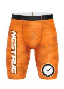 Pantalones cortos de compresión de color amarillo sólido para hombre, pantalones transpirables de cintura media, estilos de jugador, inspiración - Product Image 2