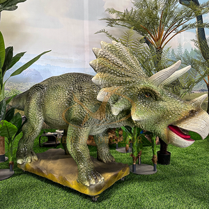 Modelo <span class=keywords><strong>de</strong></span> dinosaurio animado realista para parques temáticos, aventura interior, centros comerciales, aeropuertos, guardería, jardín <span class=keywords><strong>de</strong></span> infantes, metal - Product Image 1