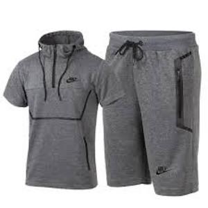 Conjunto de sudadera y pantalones cortos para hombre, de alta calidad Sudadera con capucha, fabricante personalizado, daisyapparel In Ind - Product Image 6