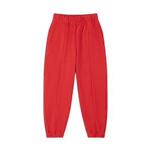 Pantalon de survêtement unisexe en molleton de coton de haute qualité personnalisé grande taille style hiver décontracté pour hommes et femmes style avant plat - Product Image 3