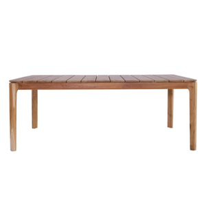 Mesa de comedor de madera de teca duradera y de alta calidad con diseño minimalista de Indonesia - Product Image 2