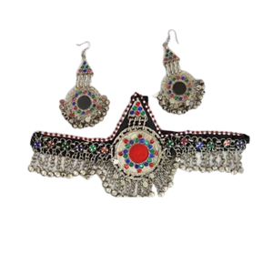 สร้อยคอเซอร์คอนทำจากทองแดงสำหรับปาร์ตี้งานแต่งงานงานปาร์ตี้งานแต่งงานต่างหูต่างหูดีไซน์ใหม่เครื่องประดับอินเทรนด์สไตล์แพตตี้อัฟกานิสถาน - Product Image 4