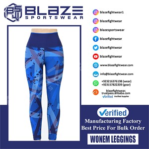 Leggings de Yoga Blaze Fight Wear con Cintura Elástica, Personalizables, de Cintura Alta, Transpirables, Antiestáticos, Tallas Grandes, Color Sólido - Product Image 6