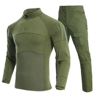 Ensemble tactique unisexe camouflage grenouille, respirant, imperméable, écologique, en polyester/coton Rip-Stop, pour homme